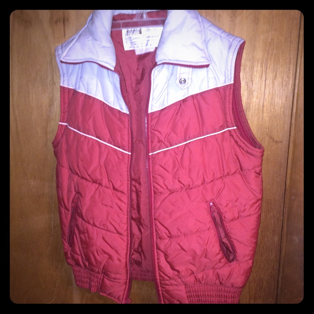 VINTAGE Montgomery Ward Chevron VEST